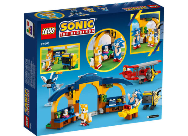 76991-lego-sonic-the-hedgehog-5 LEGO Sonic the Hedgehog - Atelierul lui Tails si avion Tornado 76991, 376 piese