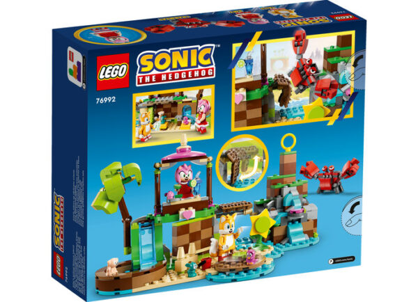 LEGO Sonic the Hedgehog - Insula lui Amy pentru salvarea animalelor 76992, 388 piese