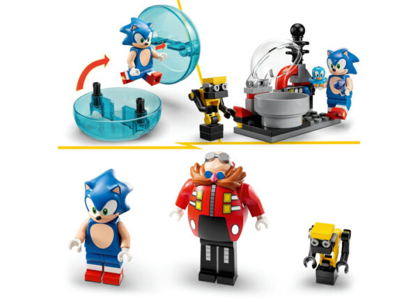 LEGO Sonic the Hedgehog - Sonic vs. Robotul Death Egg al Dr. Eggman 76993, 615 piese
