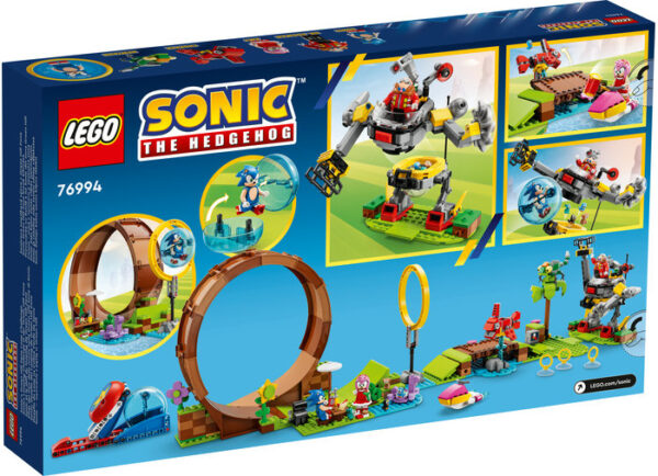 LEGO Sonic the Hedgehog - Provocarea cu bucla a lui Sonic din zona Green Hill 76994, 802 piese