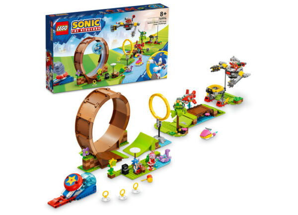 LEGO Sonic the Hedgehog - Provocarea cu bucla a lui Sonic din zona Green Hill 76994, 802 piese