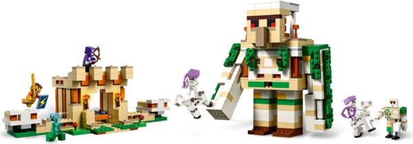 LEGO Minecraft - Fortareata Golemul de fier 21250, 868 piese