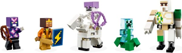 LEGO Minecraft - Fortareata Golemul de fier 21250, 868 piese