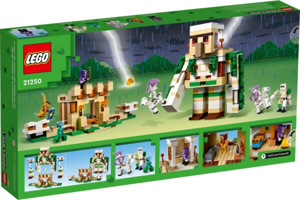 LEGO Minecraft - Fortareata Golemul de fier 21250, 868 piese