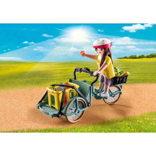 PLAYMOBIL - BICICLETA FERMIERILOR CU MARFA - PM71306