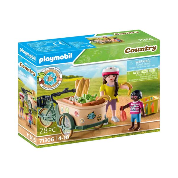 PLAYMOBIL - BICICLETA FERMIERILOR CU MARFA - PM71306