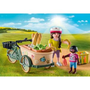 PLAYMOBIL - BICICLETA FERMIERILOR CU MARFA - PM71306