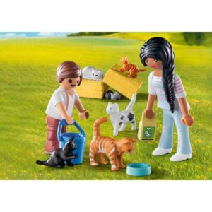 PLAYMOBIL - FAMILIE DE PISICI - PM71309
