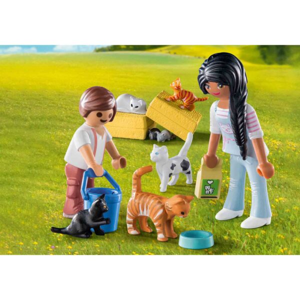 PLAYMOBIL - FAMILIE DE PISICI - PM71309