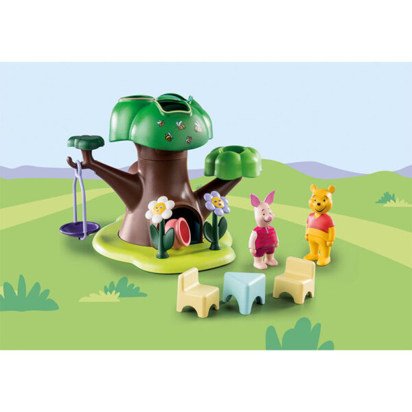PLAYMOBIL - 1.2.3 & DISNEY: CASA DIN COPAC A LUI WINNIE SI PIGLET - PM71316