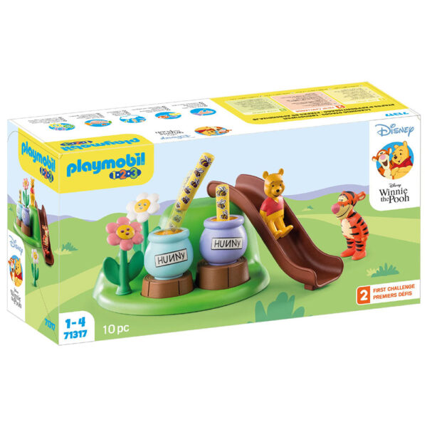 PLAYMOBIL - 1.2.3 & DISNEY: GRADINA CU ALBINE A LUI WINNIE SI TIGGER - PM71317