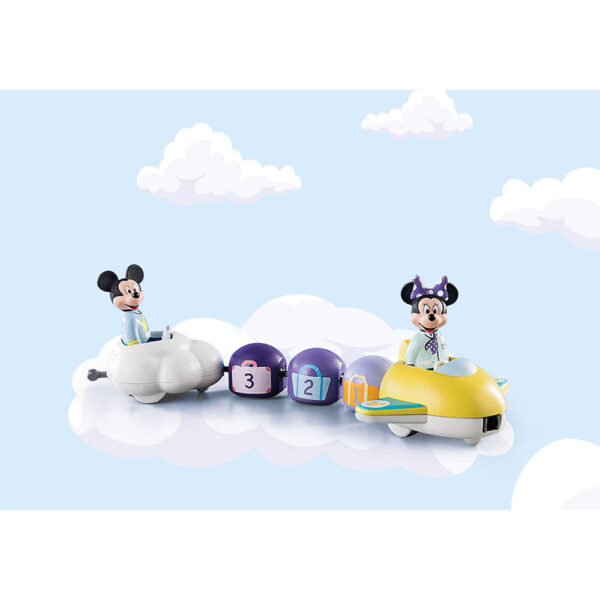 PLAYMOBIL - 1.2.3 & DISNEY: ZBORUL LUI MICKEY SI MINNIE PRINTRE NORI - PM71320