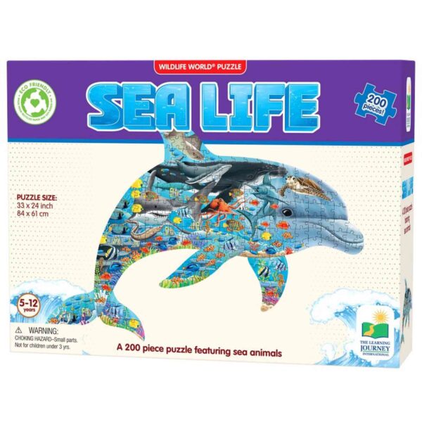 THE LEARNING JOURNEY - PUZZLE ANIMALE MARINE 200 PIESE - TLJ221587