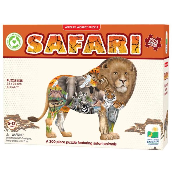THE LEARNING JOURNEY - PUZZLE SAFARI 200 PIESE - TLJ223697