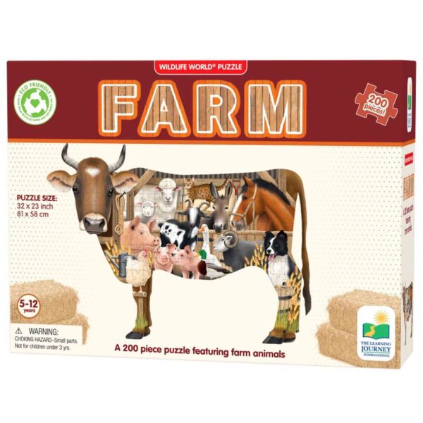 THE LEARNING JOURNEY - PUZZLE ANIMALE DE LA FERMA 200 PIESE - TLJ225714