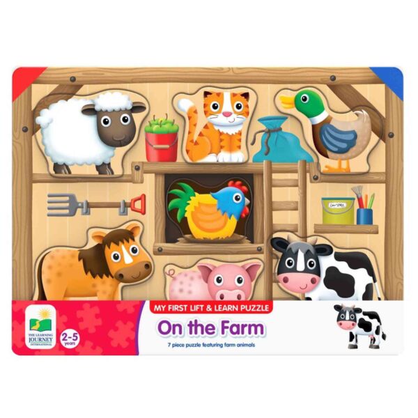 THE LEARNING JOURNEY - PUZZLE SA INVATAM ANIMALELE DE LA FERMA - TLJ285251