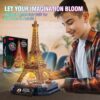 CUBICFUN - PUZZLE 3D TURNUL EIFFEL EDITIE LUMINOASA 51 PIESE - CUL534h