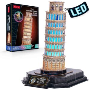 CUBICFUN - PUZZLE 3D TURNUL DIN PISA EDITIE LUMINOASA 42 PIESE - CUL535h