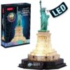 CUBICFUN - PUZZLE 3D STATUIA LIBERTATII EDITIE LUMINOASA 79 PIESE - CUL536h