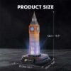 CUBICFUN - PUZZLE 3D BIG BEN EDITIE LUMINOASA 32 PIESE - CUL537h