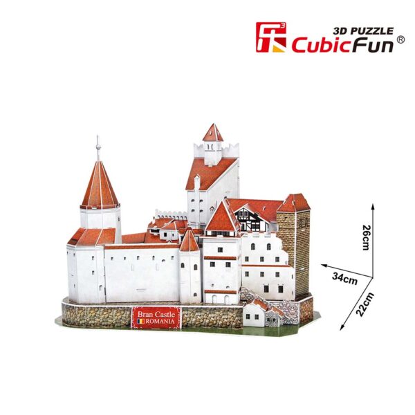 CUBICFUN - PUZZLE 3D CASTELUL BRAN 93 PIESE - CUMC150h
