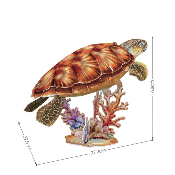CUBICFUN - PUZZLE 3D TESTOASA MARINA 31 PIESE - CUDS1080h