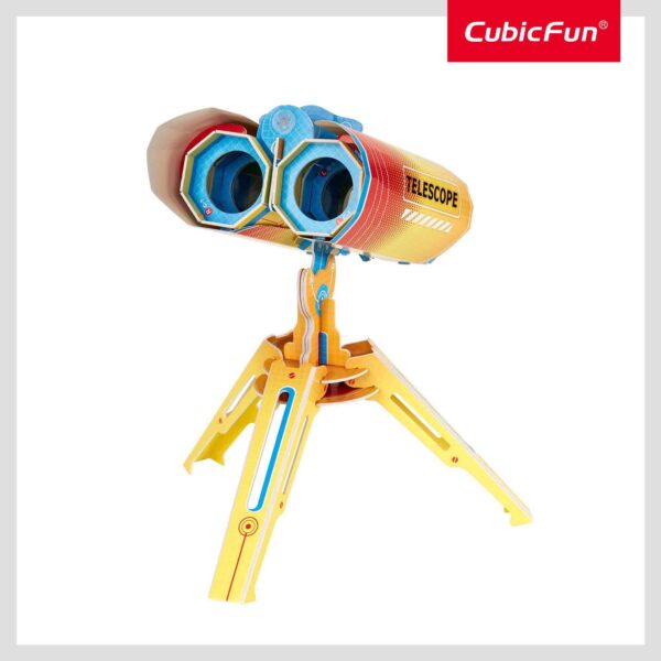 CUBICFUN - PUZZLE 3D BINOCLU 49 PIESE SI BROSURA IN ROMANA - CUDS1083h