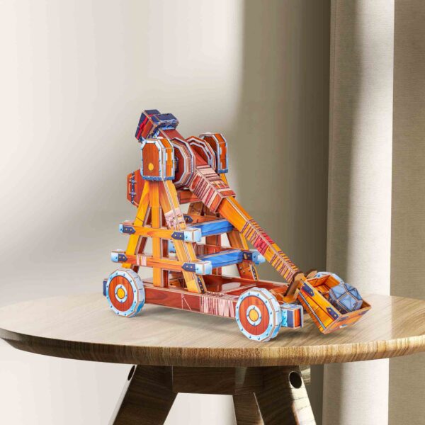 CUBICFUN - PUZZLE 3D CATAPULTA 84 PIESE CU BROSURA IN ROMANA - CUDS1086h