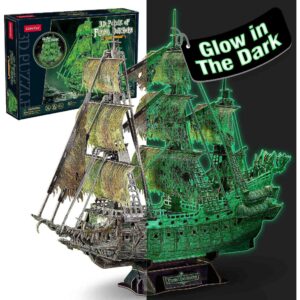 CUBICFUN - PUZZLE 3D FLYING DUTCHMAN LUMINEAZA IN INTUNERIC 360 PIESE - CUT4041h