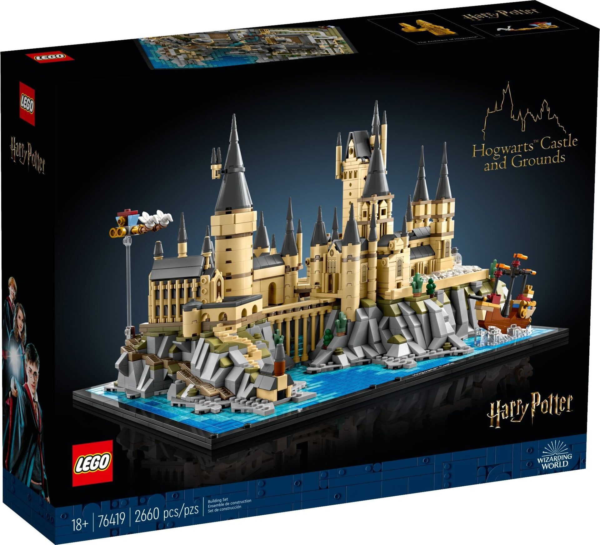 76419_alt1 LEGO® Harry Potter™ - Castelul Hogwarts™ si imprejurimile 76419, 2660 piese