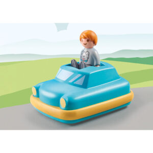 PLAYMOBIL - 1.2.3 MASINUTA APASA SI MERGE - PM71323