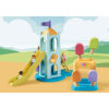PLAYMOBIL - 1.2.3 CASTEL DE AVENTURA CU STAND DE INGHETATA - PM71326
