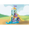 PLAYMOBIL - 1.2.3 CASTEL DE AVENTURA CU STAND DE INGHETATA - PM71326
