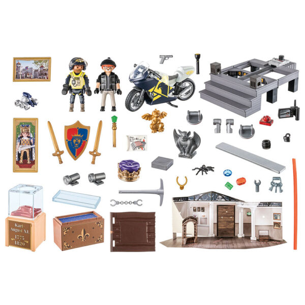 PLAYMOBIL - CALENDAR CRACIUN FURT LA MUZEUL POLITIEI - PM71347