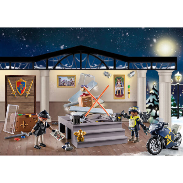 PLAYMOBIL - CALENDAR CRACIUN FURT LA MUZEUL POLITIEI - PM71347