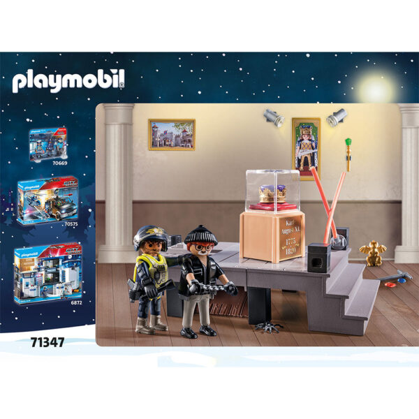 PLAYMOBIL - CALENDAR CRACIUN FURT LA MUZEUL POLITIEI - PM71347