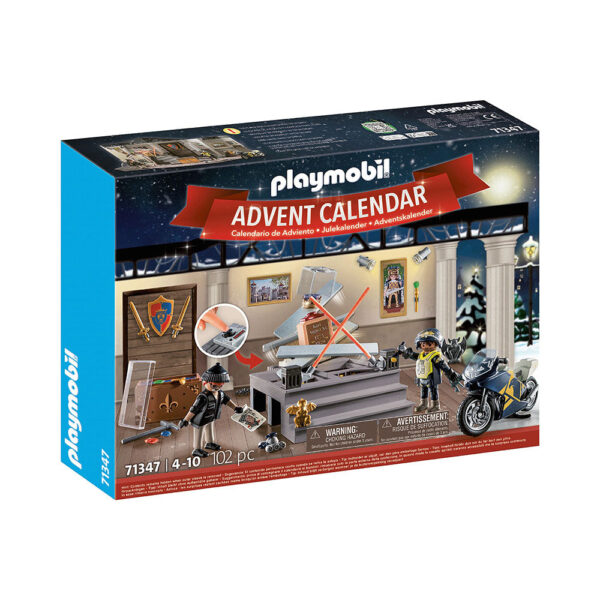 PLAYMOBIL - CALENDAR CRACIUN FURT LA MUZEUL POLITIEI - PM71347