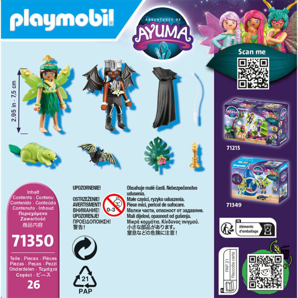 PLAYMOBIL - FOREST FAIRY SI BAT FAIRY CU ANIMALUTE - PM71350