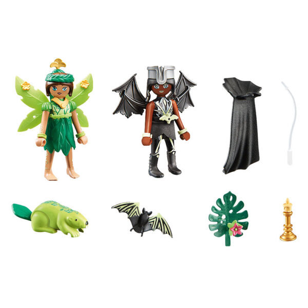 PLAYMOBIL - FOREST FAIRY SI BAT FAIRY CU ANIMALUTE - PM71350