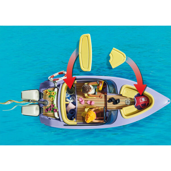 Playmobil - Luna De Miere Cu Barca De Viteza - PM71366