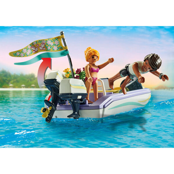 Playmobil - Luna De Miere Cu Barca De Viteza - PM71366