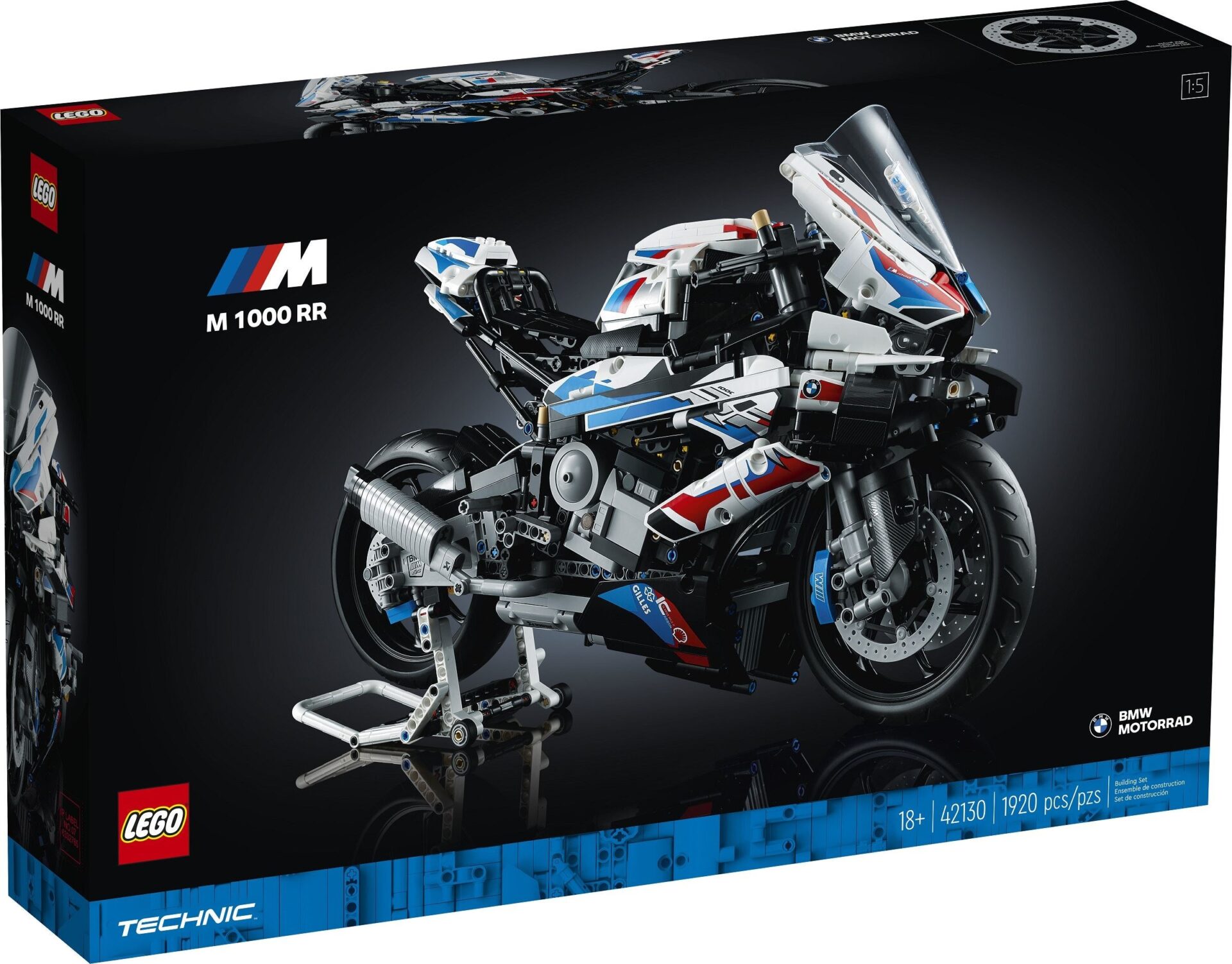 42130_alt1 LEGO Technic - Motocicleta BMW M1000 RR K66 42130, 1920 piese