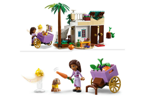 LEGO Disney - Asha in orasul rozelor 43223, 154 piese