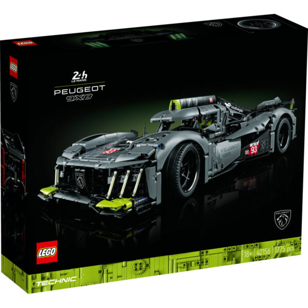 lego-42156-technic-1 LEGO Technic - Peugeot 9x8 24H Le Mans Hybrid Hypercar 42156, 1775 piese