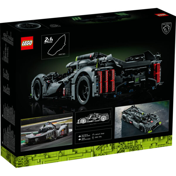lego-42156-technic-2 LEGO Technic - Peugeot 9x8 24H Le Mans Hybrid Hypercar 42156, 1775 piese