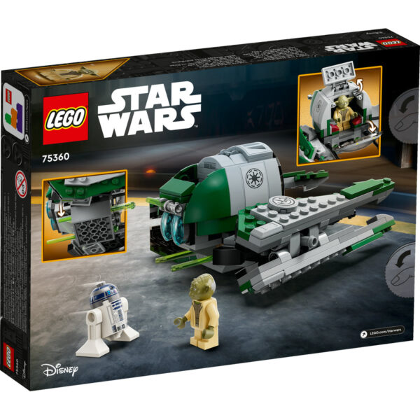 LEGO Star Wars - Jedi Starfighter al lui Yoda 75360, 253 piese