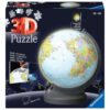 Ravensburger - Puzzle 3d Cu Led Globul Pamantesc 540 Piese - RVS3D11549
