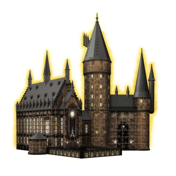 Ravensburger - Puzzle 3d Cu Led Harry Potter Sala Principala 540 Piese - RVS3D11550