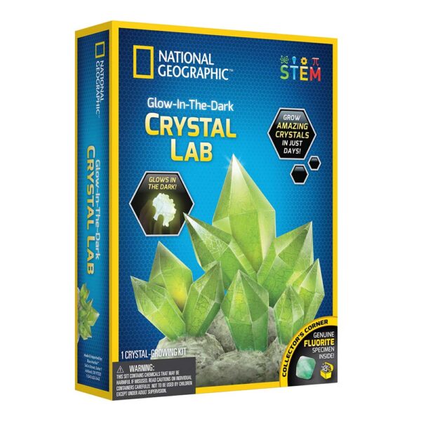 National Geographic - Kit Creativ Laborator De Crestere Cristale Verzi - NG29691
