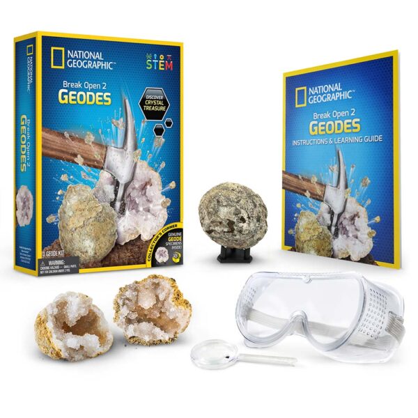 816448029721_1 National Geographic - Kit Creativ Invata Sa Spargi O Geoda - NG29721